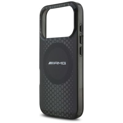 6. Etui AMG Double Layer Transparent Graphics MagSafe do iPhone 17 Pro - czarne