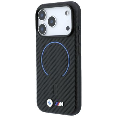 2. Etui BMW M Carbon Printed Ring MagSafe na iPhone 17 Pro / 18 Pro - czarne