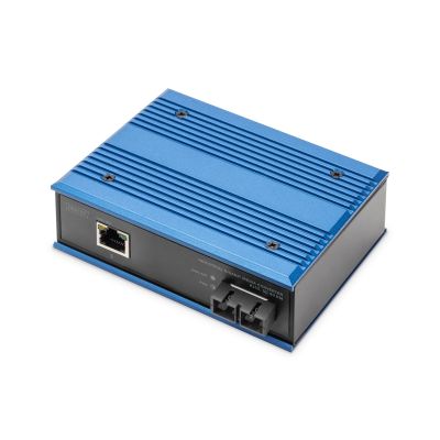 6. Digitus Przemysłowy gigabitowy konwerter mediów RJ45, SC 20 km