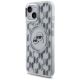 2. Etui Karl Lagerfeld IML Monogram Karl & Choupette Head MagSafe na iPhone 15 - przezroczyste