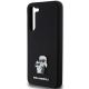 6. Etui Karl Lagerfeld Silicone Karl&Choupette Metal Pin na Samsung Galaxy S23+ - czarne