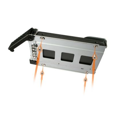 3. Icy Dock MB994TK-B panel drive bay Taca napędu pamięci masowej Czarny, Srebrny