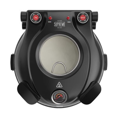 3. Piec do pizzy TEESA SUPREME, 1200W, 32cm, okienko, wyjmowany kamień