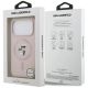 8. Etui Karl Lagerfeld Silicone Karl&Choupette Ring MagSafe do iPhone 17 Pro - różowe