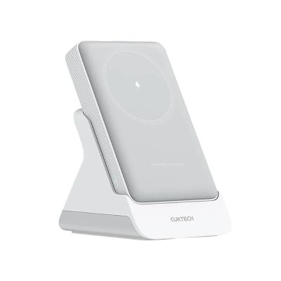 Powerbank Cuktech WPB100N 20 W 10000 mAh magnetyczny z podstawką - biały