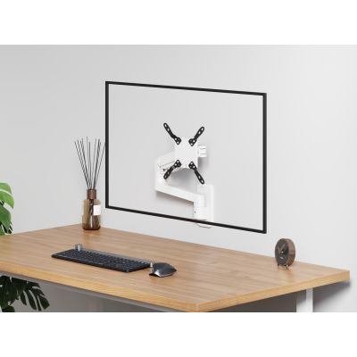5. Equip 650140 uchwyt / stojak do monitorów 124,5 cm (49") Ściana Biały
