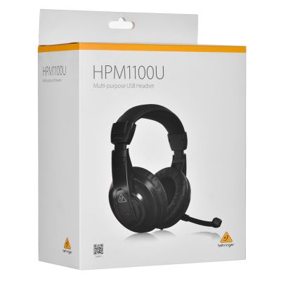 9. Behringer HPM1100U - Słuchawki zamknięte z mikrofonem i złączem USB