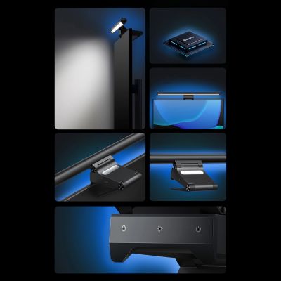 14. Baseus i-wok2 lampka LED na monitor do pulpitu oświetlenie ekranu czarny (DGIW000101)