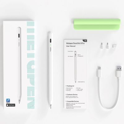 8. Rysik Metapen Pencil Air8 Pro do iPada - biały