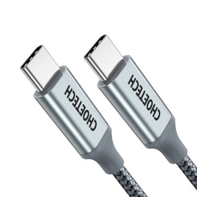 2. Kabel Choetech XCC-1002-GY USB-C - USB-C PD QC 100W 5A 480Mb/s 1,8m - szary