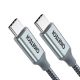 2. Kabel Choetech XCC-1002-GY USB-C - USB-C PD QC 100W 5A 480Mb/s 1,8m - szary
