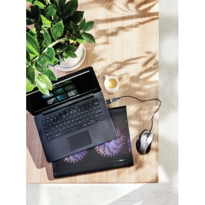 3. Podstawka chłodząca TRUST Azul 20104 (17.x cala; 2 wentylatory; HUB)