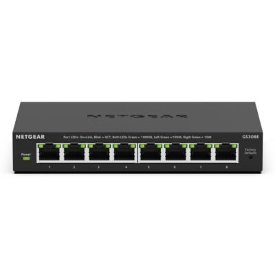 3. Switch Netgear GS308E-400EUS 8p  Unmanaged Gigabit