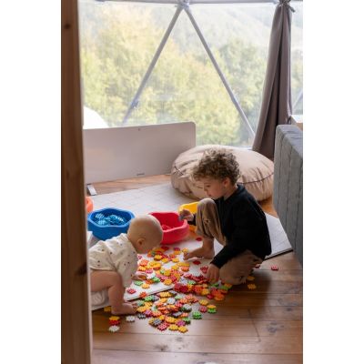 11. MARIOINEX Klocki Mini Waffle, 300 elementów