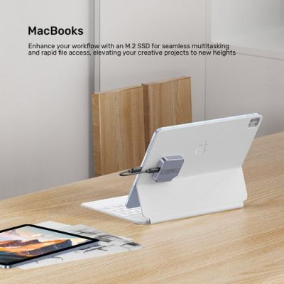 12. Obudowa dysku Unitek magnetyczna SolidForce Reefer USB-C do M.2 SSD (NVMe/SATA)