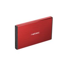 Obudowa NATEC Rhino Go NKZ-1279 (2.5"; USB 3.0; Aluminium; kolor czerwony)