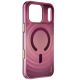 3. Etui UNIQ Coehl Vela Magnetic Charging na iPhone 18 Pro Max / 17 Pro Max - bordowe