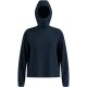 Bluza z kapturem damska Odlo CUBIC Mid layer hoody niebieska