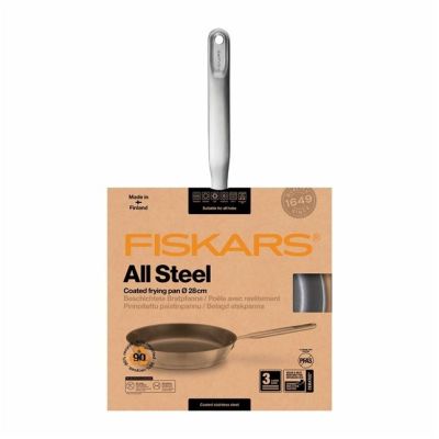 9. Fiskars 1064745 patelnia Patelnia uniwersalna Okrągły