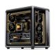6. Jonsbo X400 PC-Gehäuse, Midi-Tower, ATX, Tempered Glass - grau