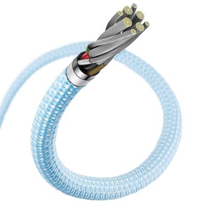 5. Kabel Baseus Dynamic Series 20W USB-C - Lightning 1m - niebieski