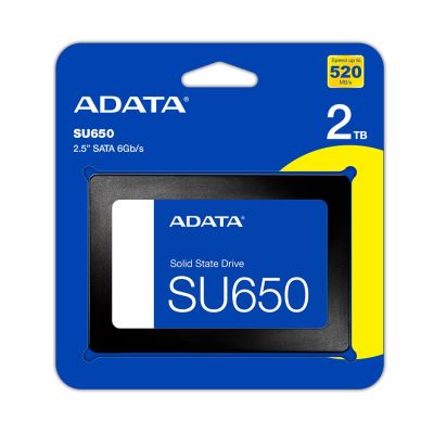 6. ADATA SU650 2 TB 2.5" SATA III 3D NAND