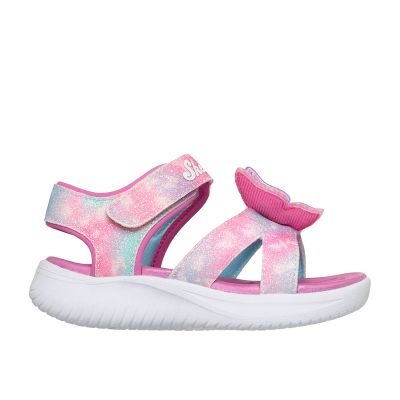 7. Skechers dziecięce sandały JUMPSTERS SANDAL BUTTERFLY BRITES 303109N PKMT