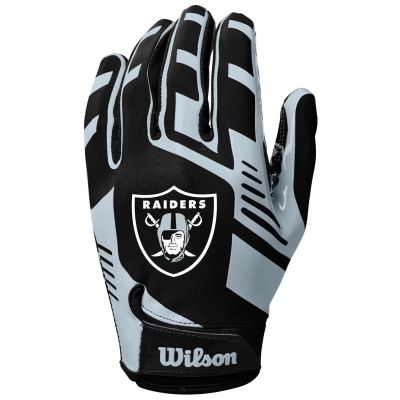 2. Wilson NFL Stretch Fit Receivers Gloves WTF9326LV Czarne One size