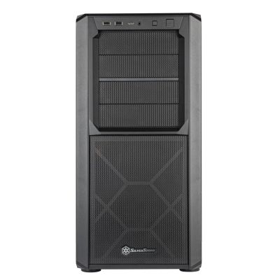 2. Obudowa SilverStone SST-SED1-B Seta D1 Midi-Tower - juodas