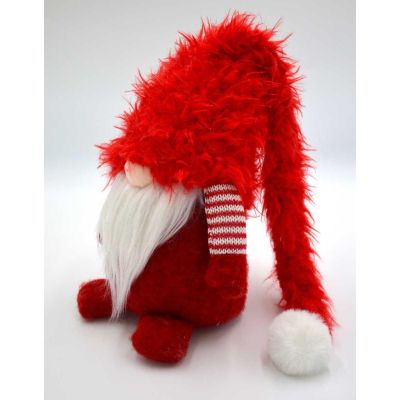 14. SKRZAT GNOM  Z FUTRZANĄ CZAPĄ 64,5CM