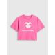 5. T-shirt loose z nadrukiem dziewczęc 4F 4FJRSS26TTSHF3908-54N