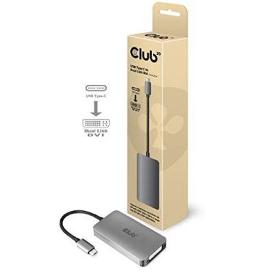 2. CLUB3D cac-1510 USB C DVI-D Dual link Szary