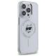 4. Etui Karl Lagerfeld IML Metal Choupette Head MagSafe na iPhone 13 - białe