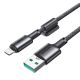 7. Kabel Joyroom S-A50 Unlimited Series 3A USB-A - Lightning z organizerem magnetycznym 1,2m - szary