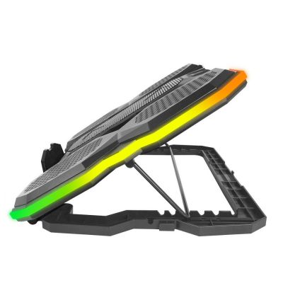 12. ESPERANZA PODSTAWKA CHŁODZĄCA GAMING Z PODSTAWKĄ NA TELEFON LED RGB BREVA EGC107