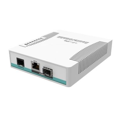 2. Mikrotik CRS106-1C-5S łącza sieciowe Gigabit Ethernet (10/100/1000) Obsługa PoE Biały