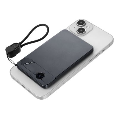 3. TROIKA POP50 5000 mAh Bezprzewodowe ładowanie Szary, Czarny