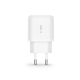 3. Ładowarka Tech-Protect C20W sieciowa USB-C PD 20W / USB-A QC 3.0 z kablem USB-C / USB-C - biała