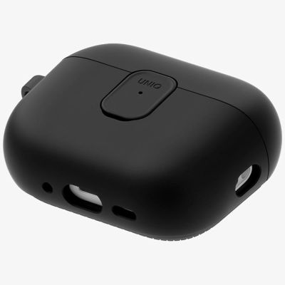 4. Etui UNIQ Clyde na AirPods Pro 3 - czarno-szare