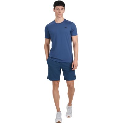 5. Koszulka męska 4F FNK M1521 denim 4FWAW25TFTSM1521 32S