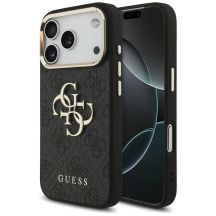 Etui Guess 4G Big 4G Classic Logo na iPhone 17 Pro / 18 Pro - czarno-złote