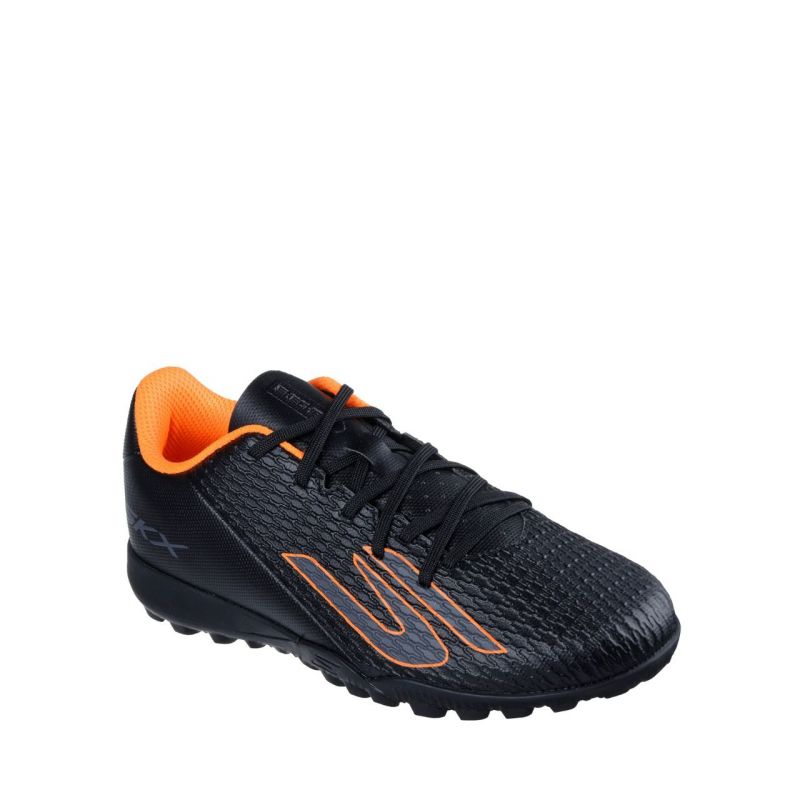 2. Buty piłkarskie dla dzieci Skechers SKX_2 czarno-pomarańczowe 252164L