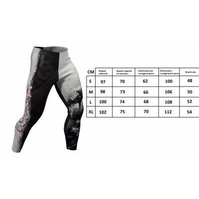2. Leginsy długie męskie MFC DARK SIDE "WARRIOR"
