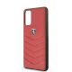 3. Etui Ferrari Heritage Quilted na Samsung Galaxy S20 - czerwone