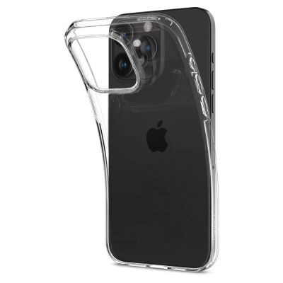 6. Etui Spigen Liquid Crystal na iPhone 15 Pro - przezroczyste