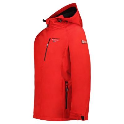 3. Kurtka Softshell Geographical Norway Takito DB 009 M WY1162H/GN-RED