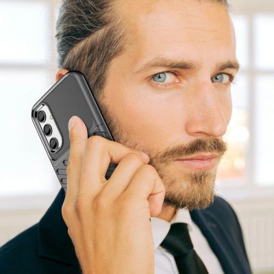7. Thunder Case etui do Samsung Galaxy A24 4G silikonowy pancerny pokrowiec czarne