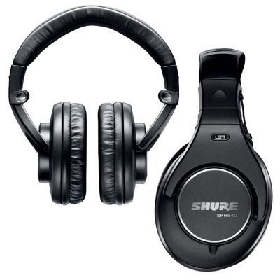 8. Shure SRH840A-EFS - Profesjonalne słuchawki nauszne, zamknięte do odsłuchu studyjnego