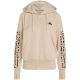 2. Bluza damska adidas Seasonal Essentials Animal Print 3-Stripes Full-Zip Hooded beżowa KH1547