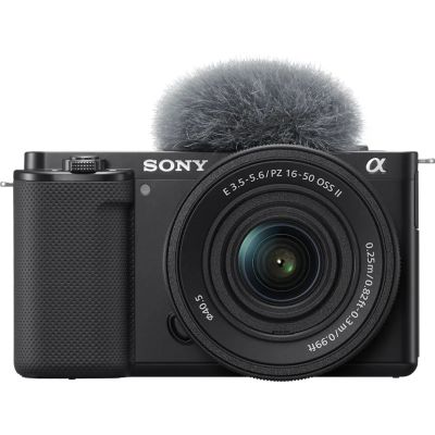 Sony ZV-E10 + E PZ 16-50mm F3.5-5.6 OSS II Bezlusterkowiec 24,2 MP CMOS 6000 x 4000 px Czarny